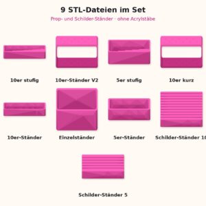 Prop-St&auml;nder Set &ndash; STL-Download